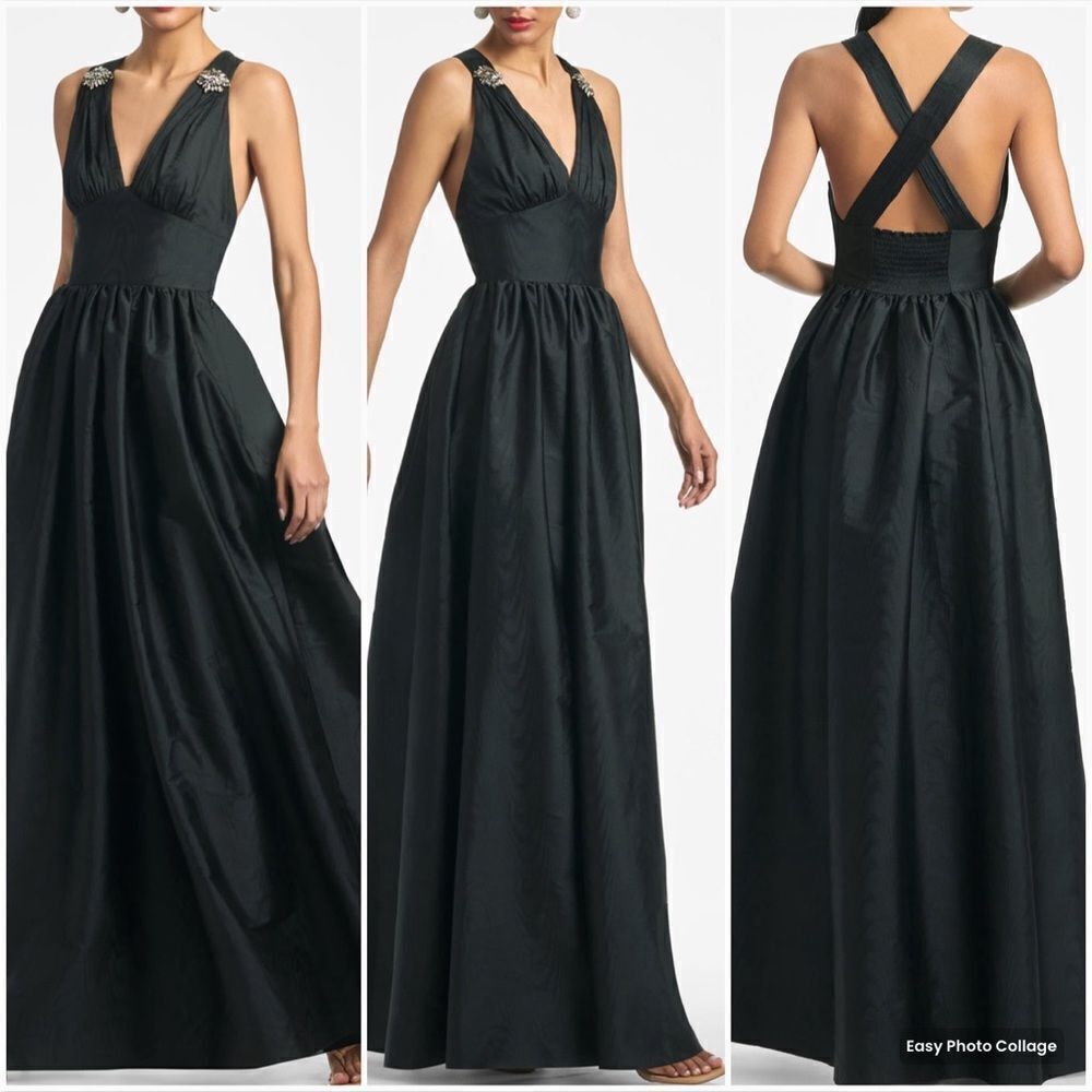 Sachin + Babi Womens Black Kenzia Gown